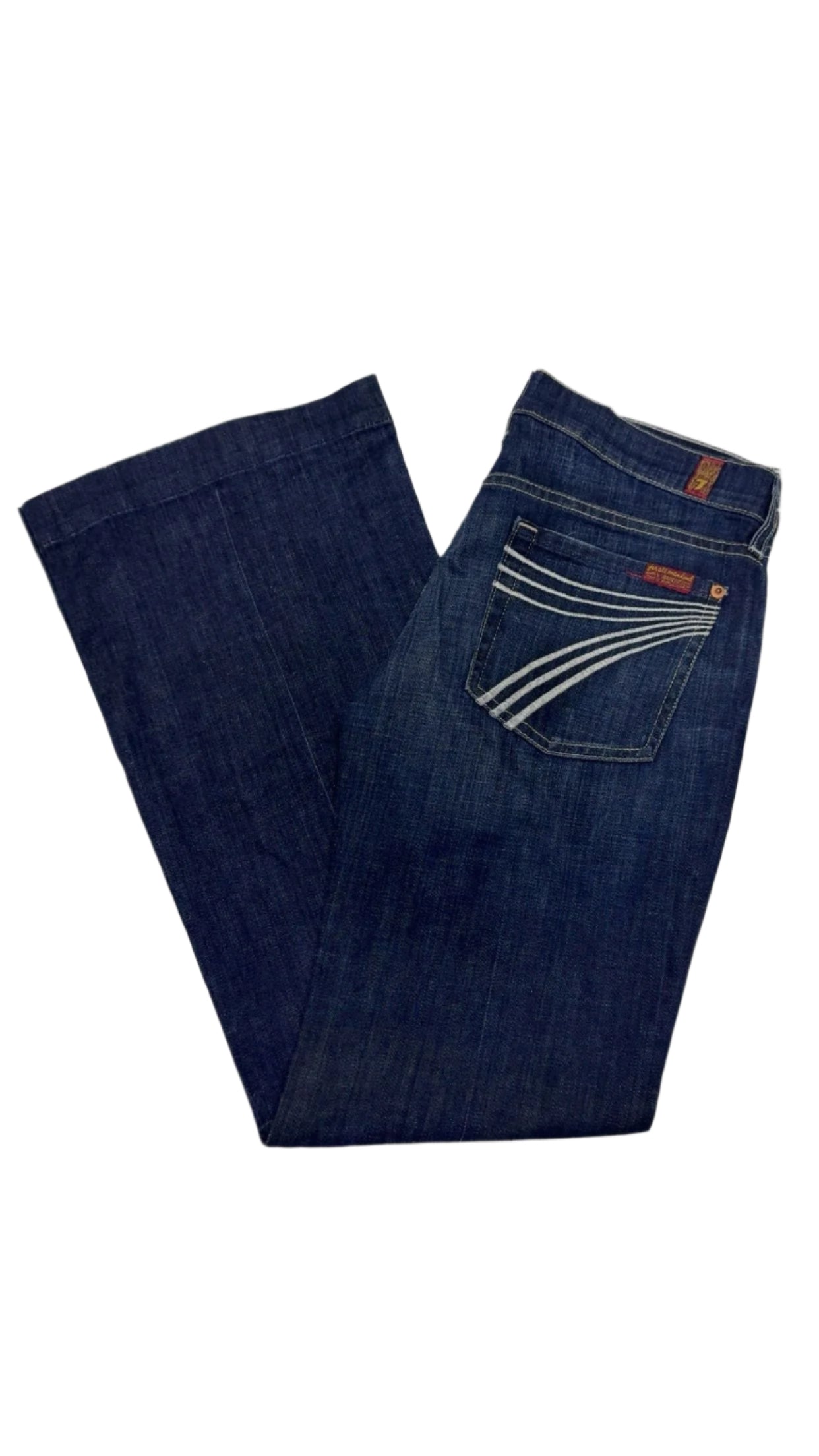 7 For All Mankind Size 27 Length 31" Dojo White Like New