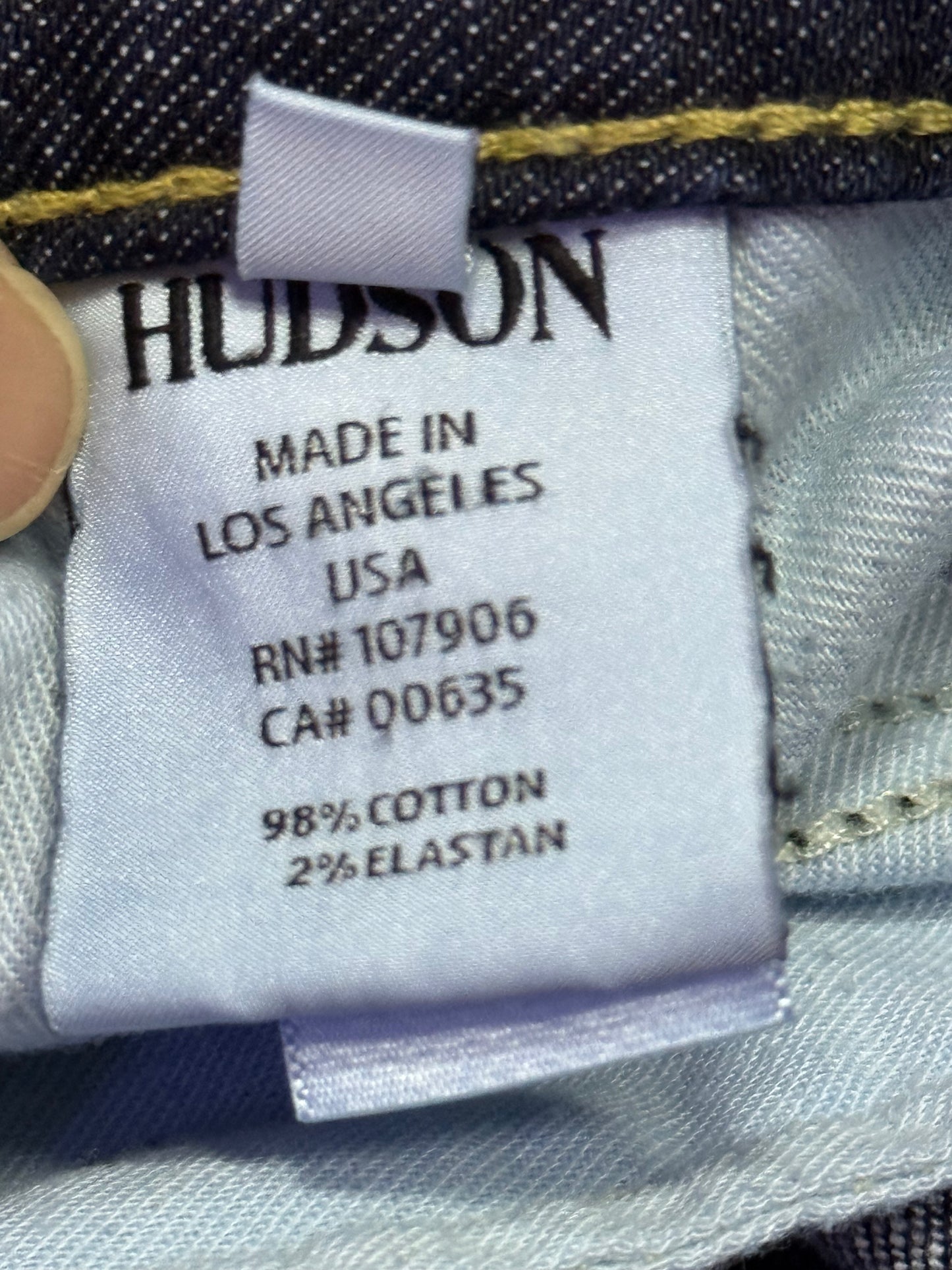 Hudson Size 32 Length 33.5" Signature Bootcut