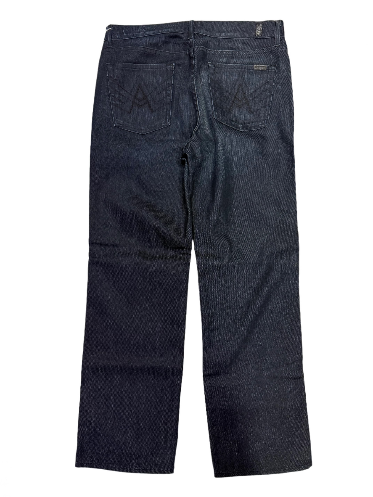 7 For All Mankind Size 34 Length 33.5" A Pocket Relaxed Wide Leg