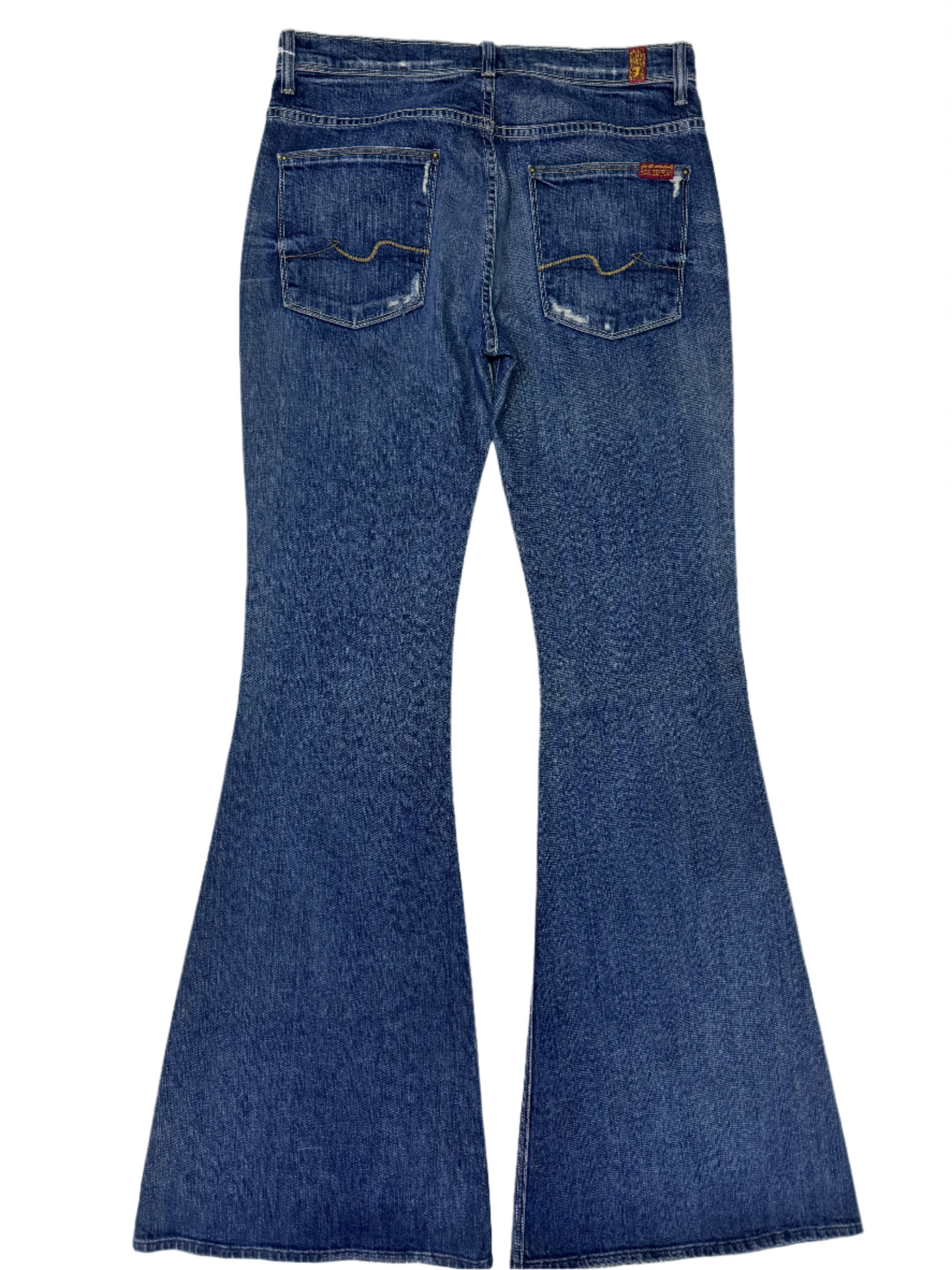 7 For All Mankind Size 31 Length 37.5" Bell Bottom Distressed