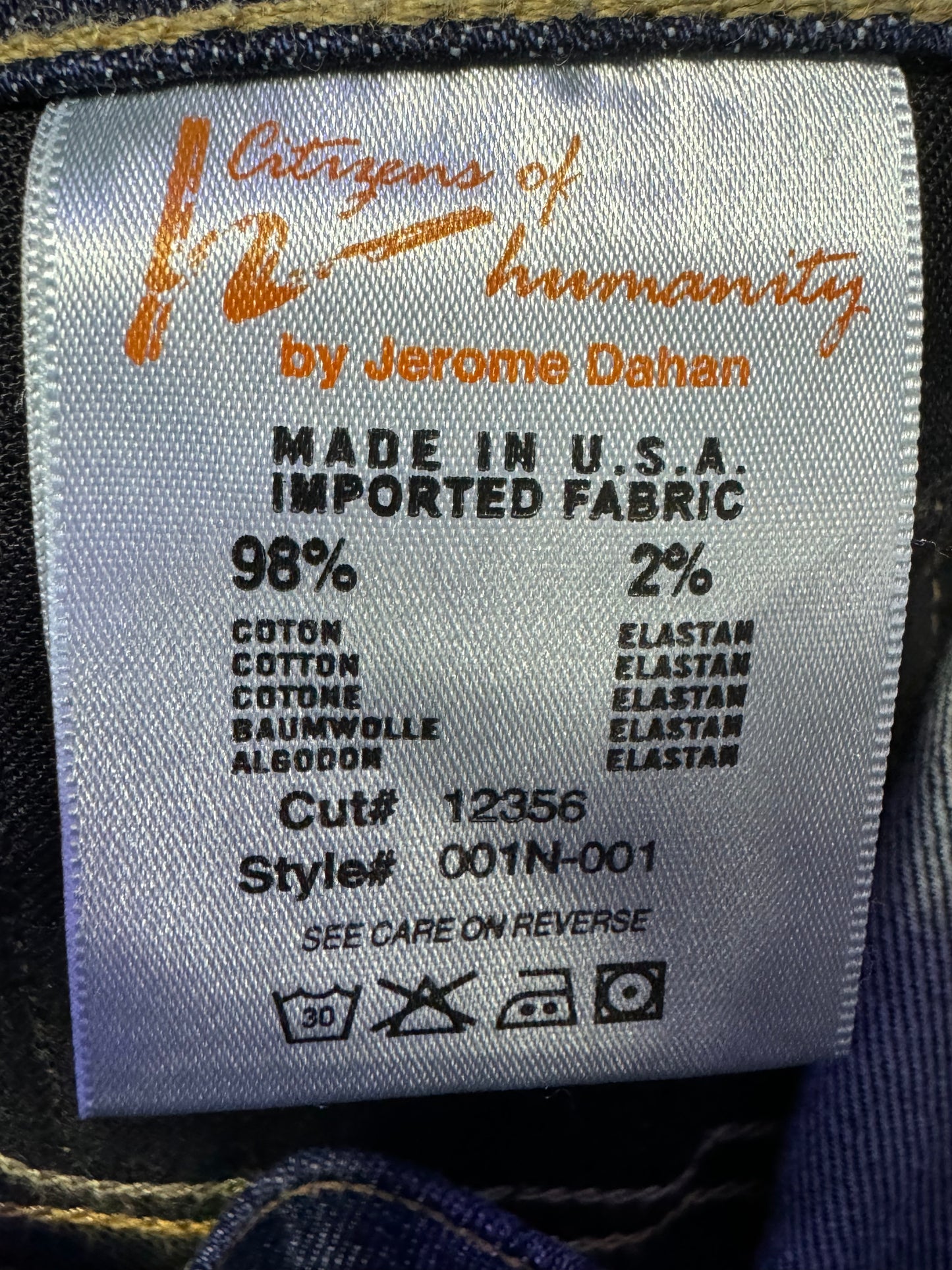 Citizens of Humanity Size 24 Length 33"