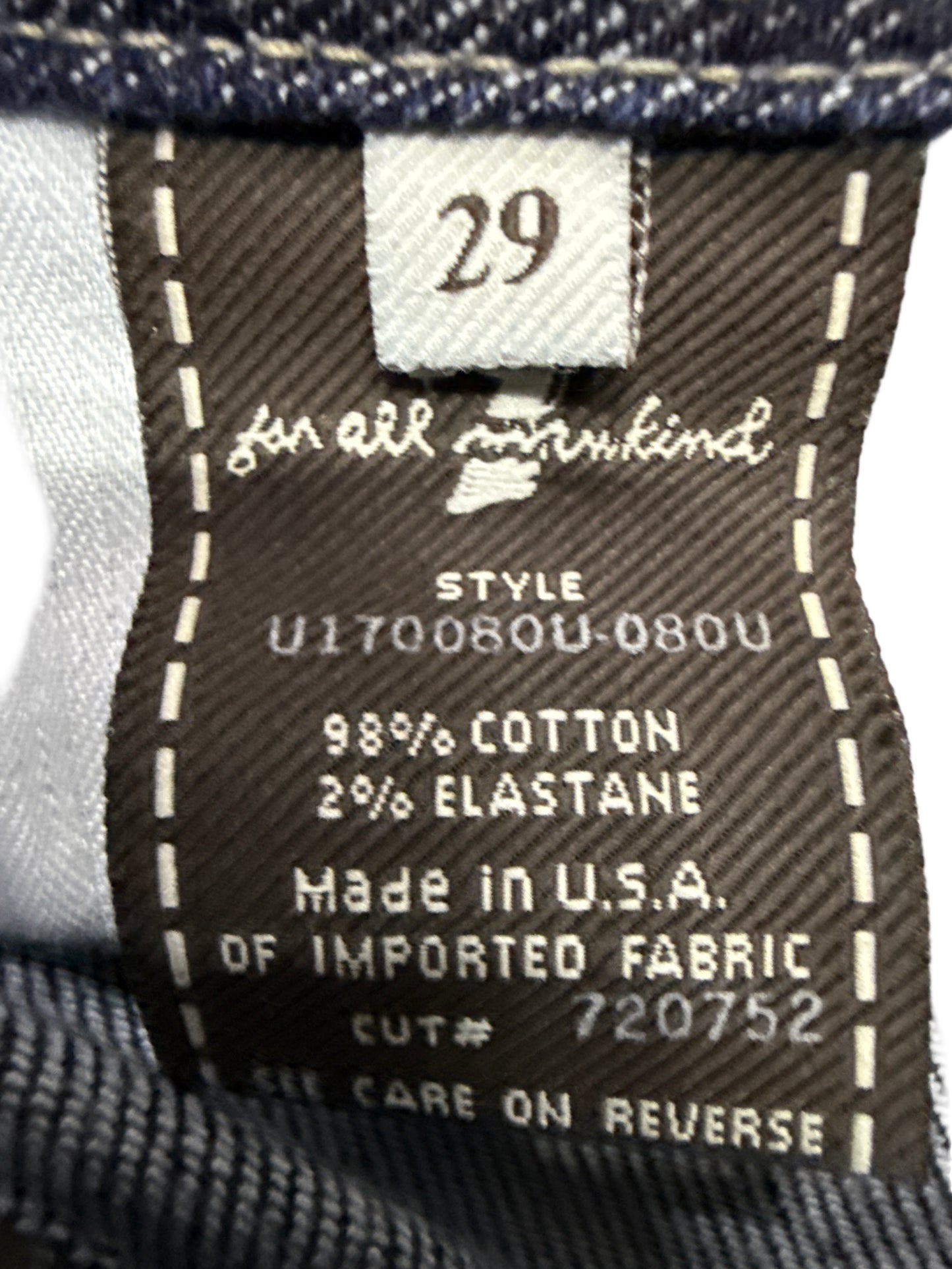 7 For All Mankind Size 29 Length 34" Flynt Bootcut