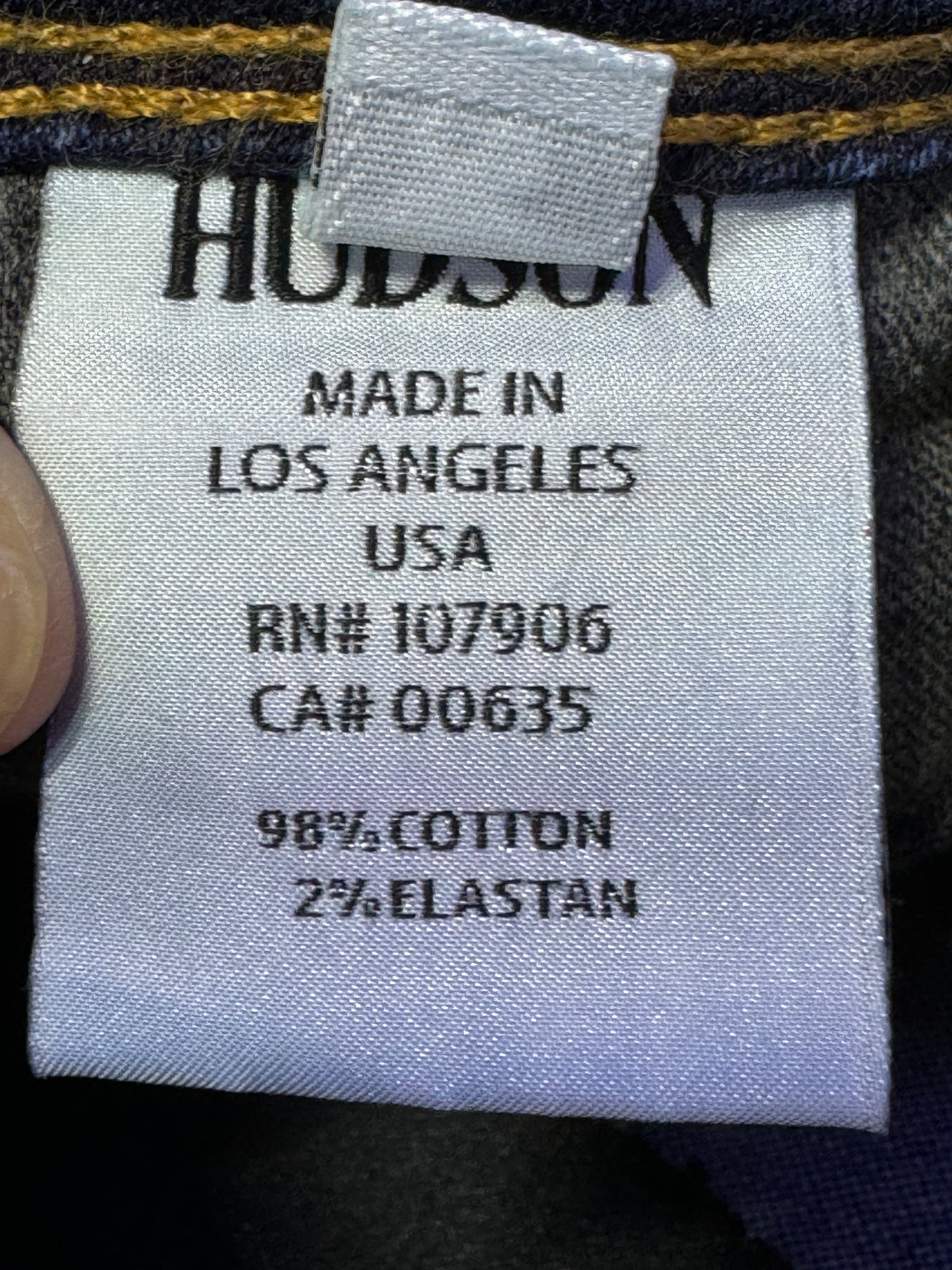 Hudson Size 25 Length 32" Signature Bootcut
