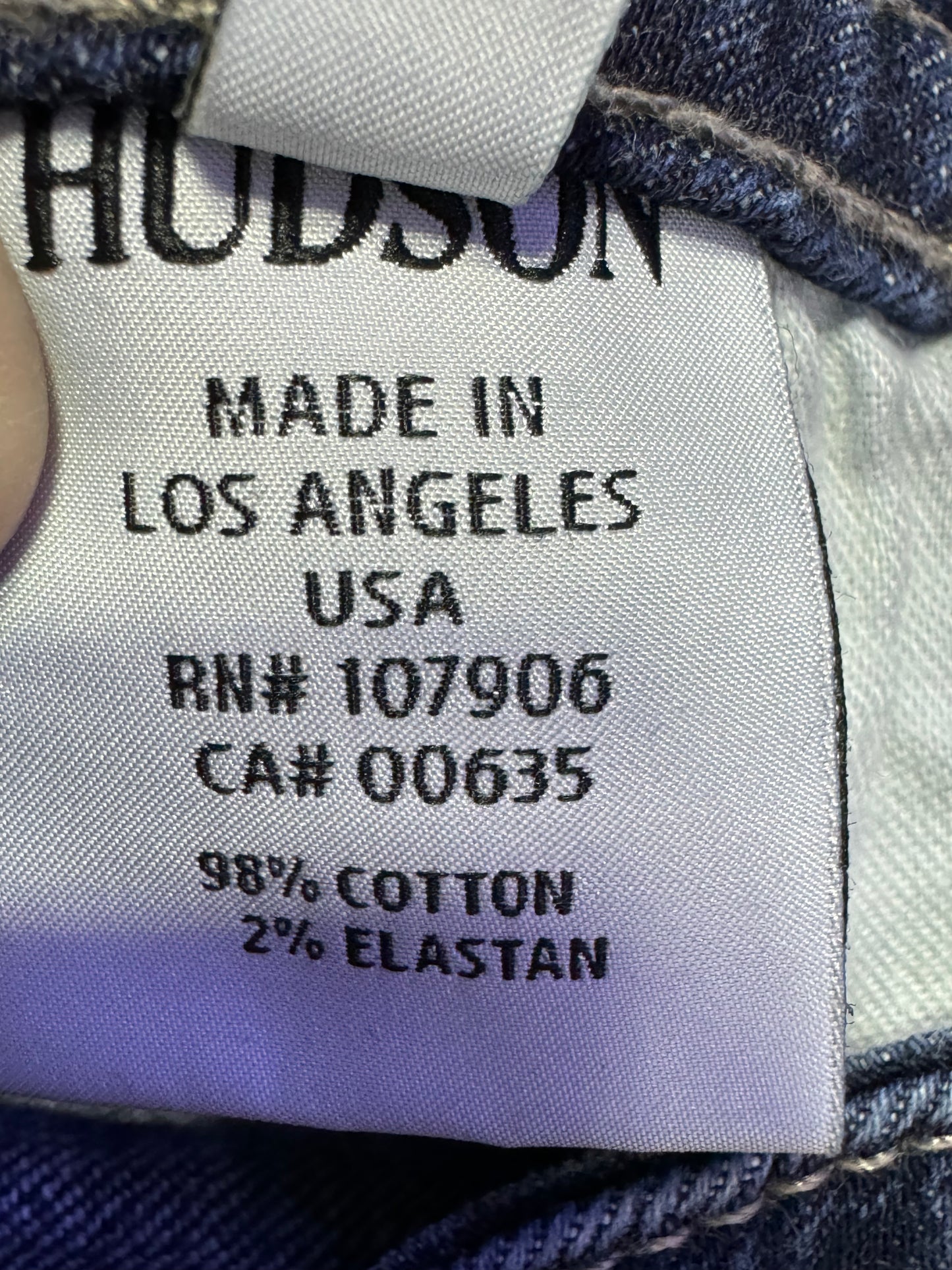 Hudson Size 25 Length 33"