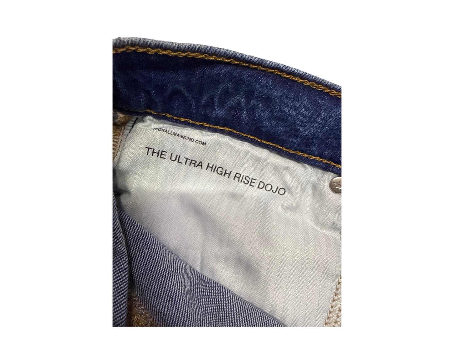 7 For All Mankind Size 31 Length 34.5" Ultra High Rise Dojo NWT