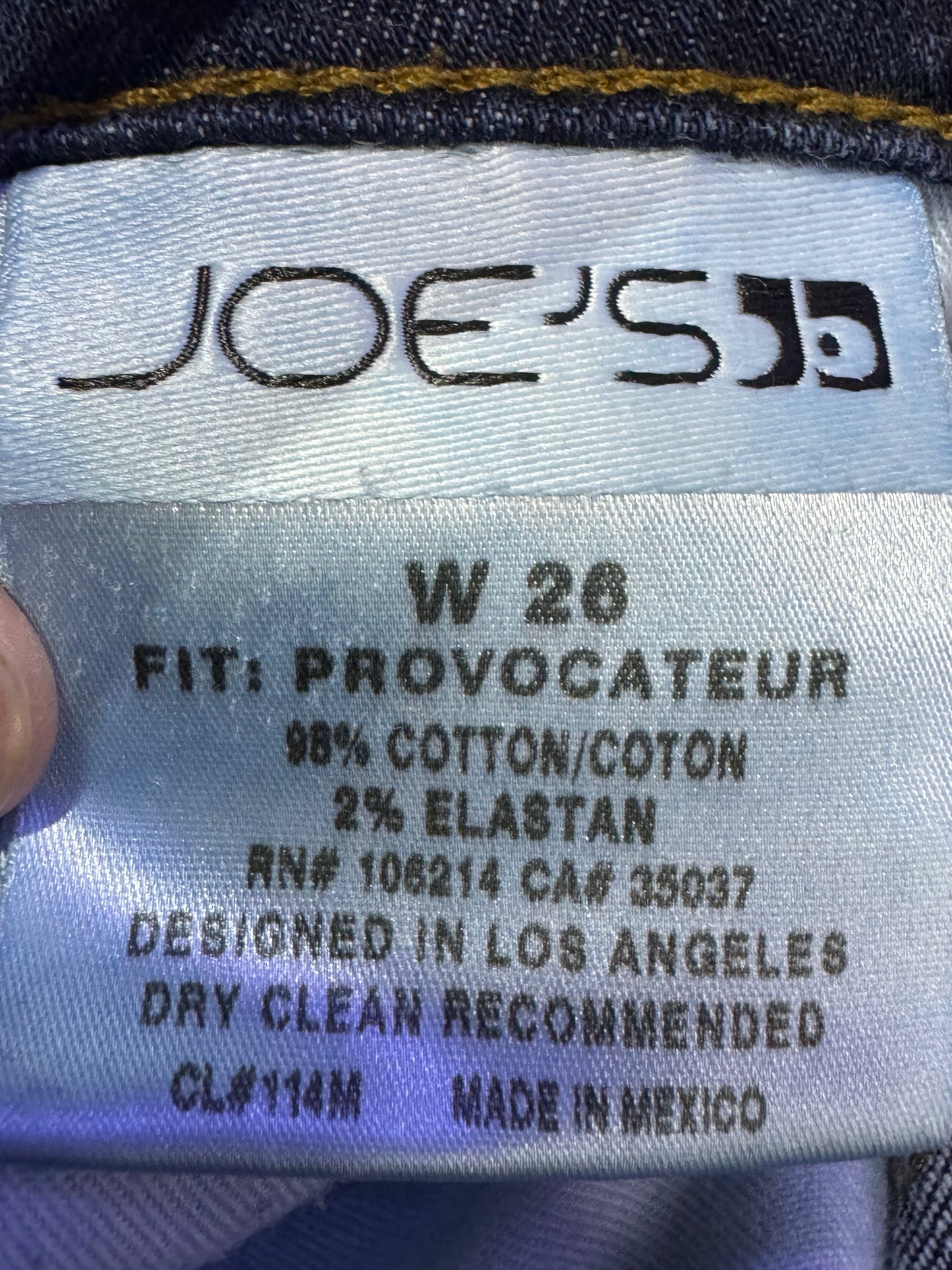 Joes Jeans Size 26 Length 31"
