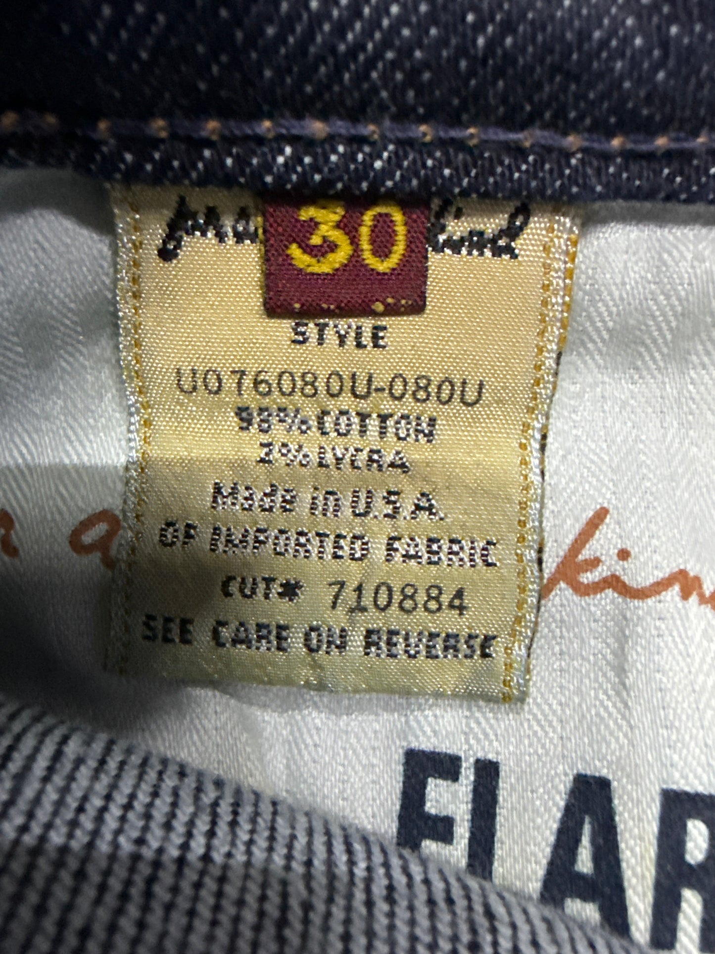7 For All Mankind Size 30 Length 34" Bootcut (Like New)