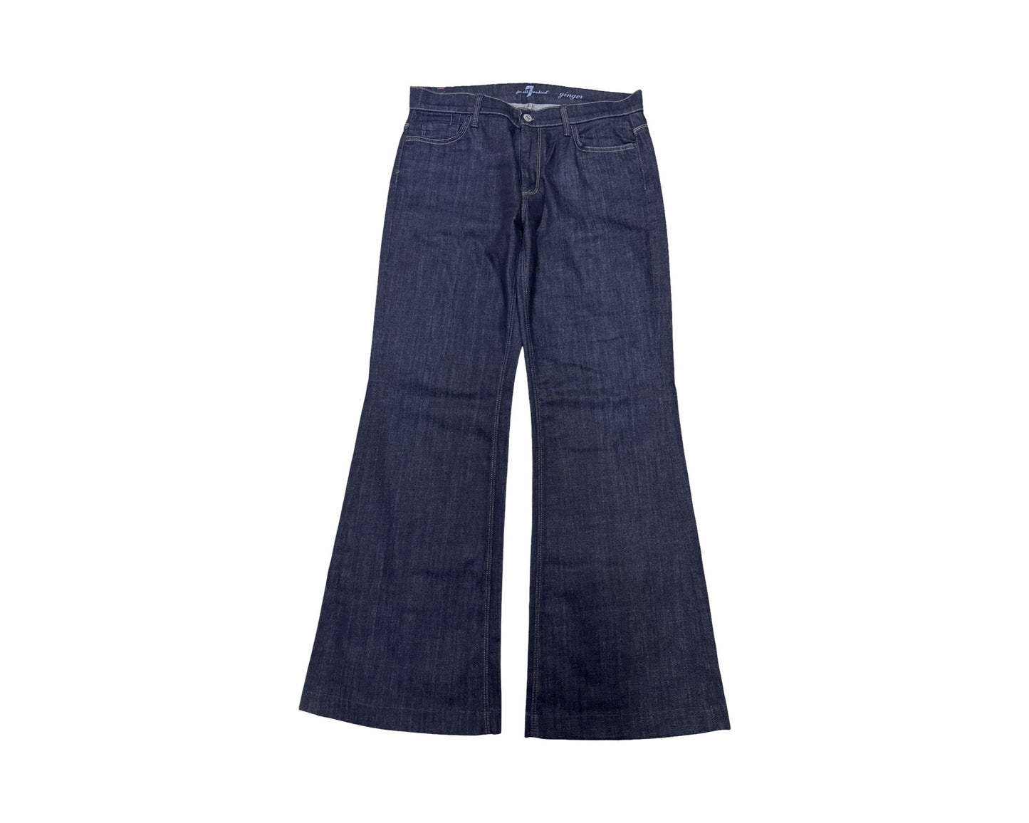 7 For All Mankind Size 31 Length 32" Ginger Wide Leg Trouser