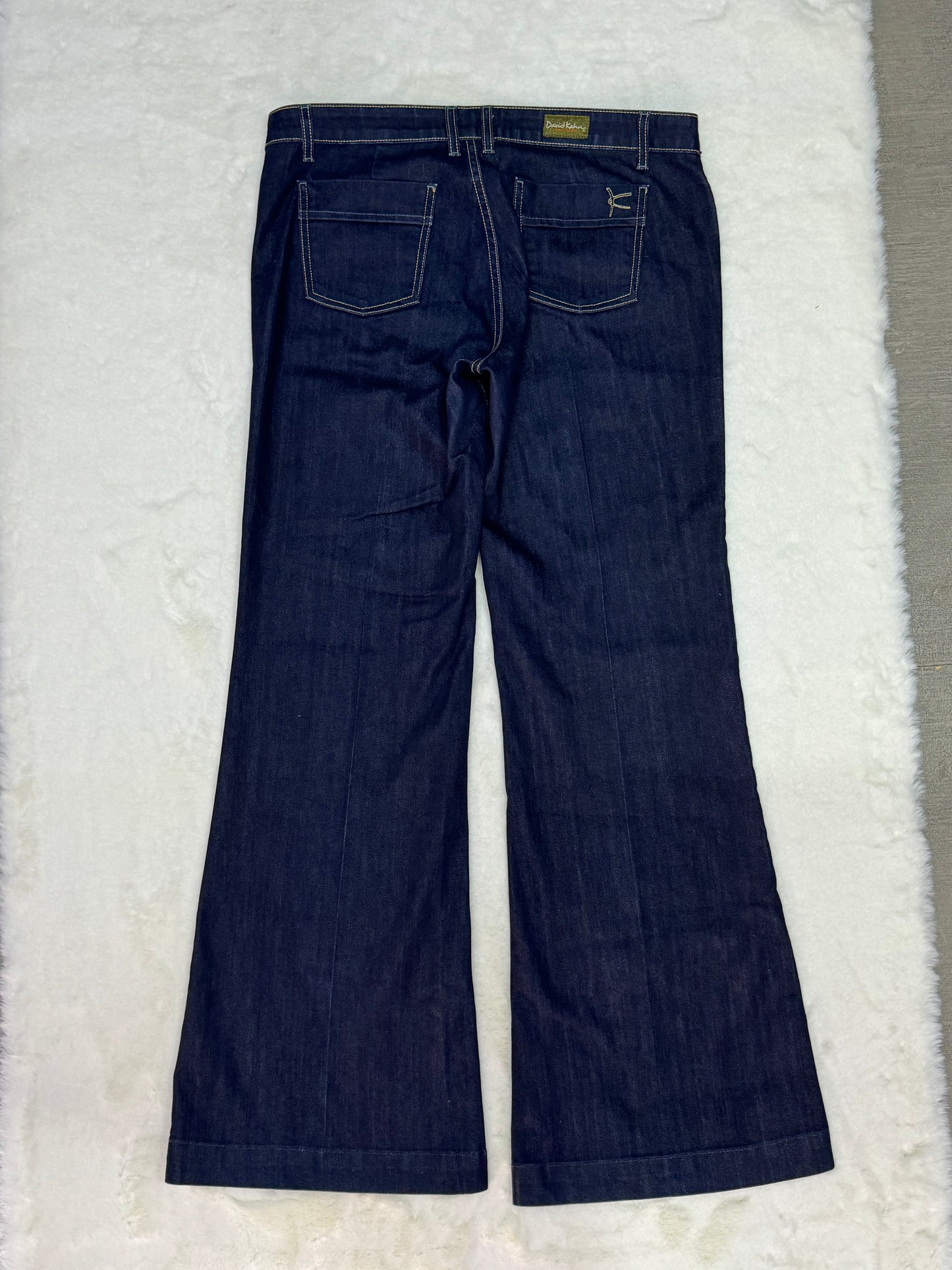 David Kahn Size 31 Length 34" Wide Leg Trouser (Beautiful)