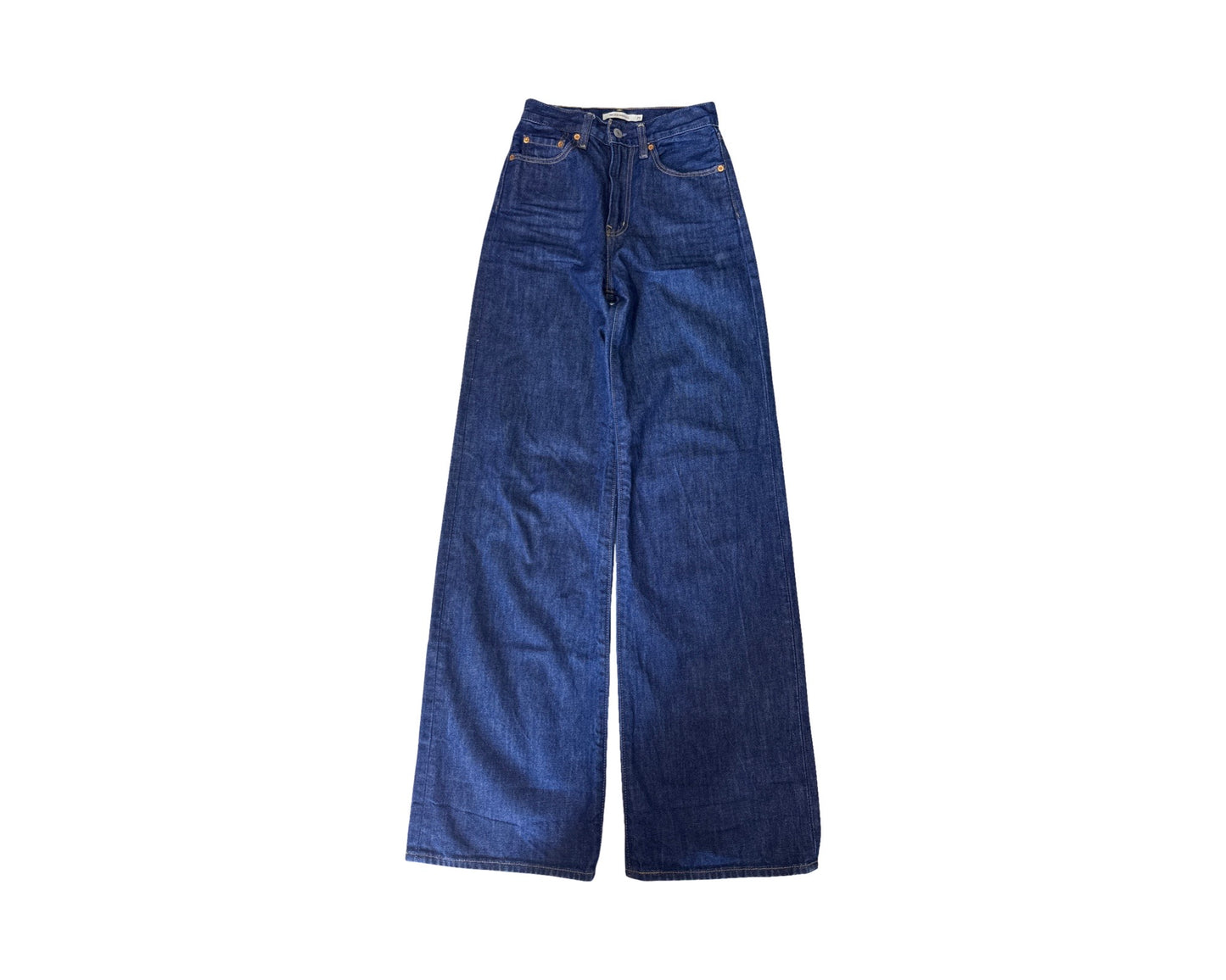 Levi's Size 25 Length 33.5" Ribcage Wide Leg