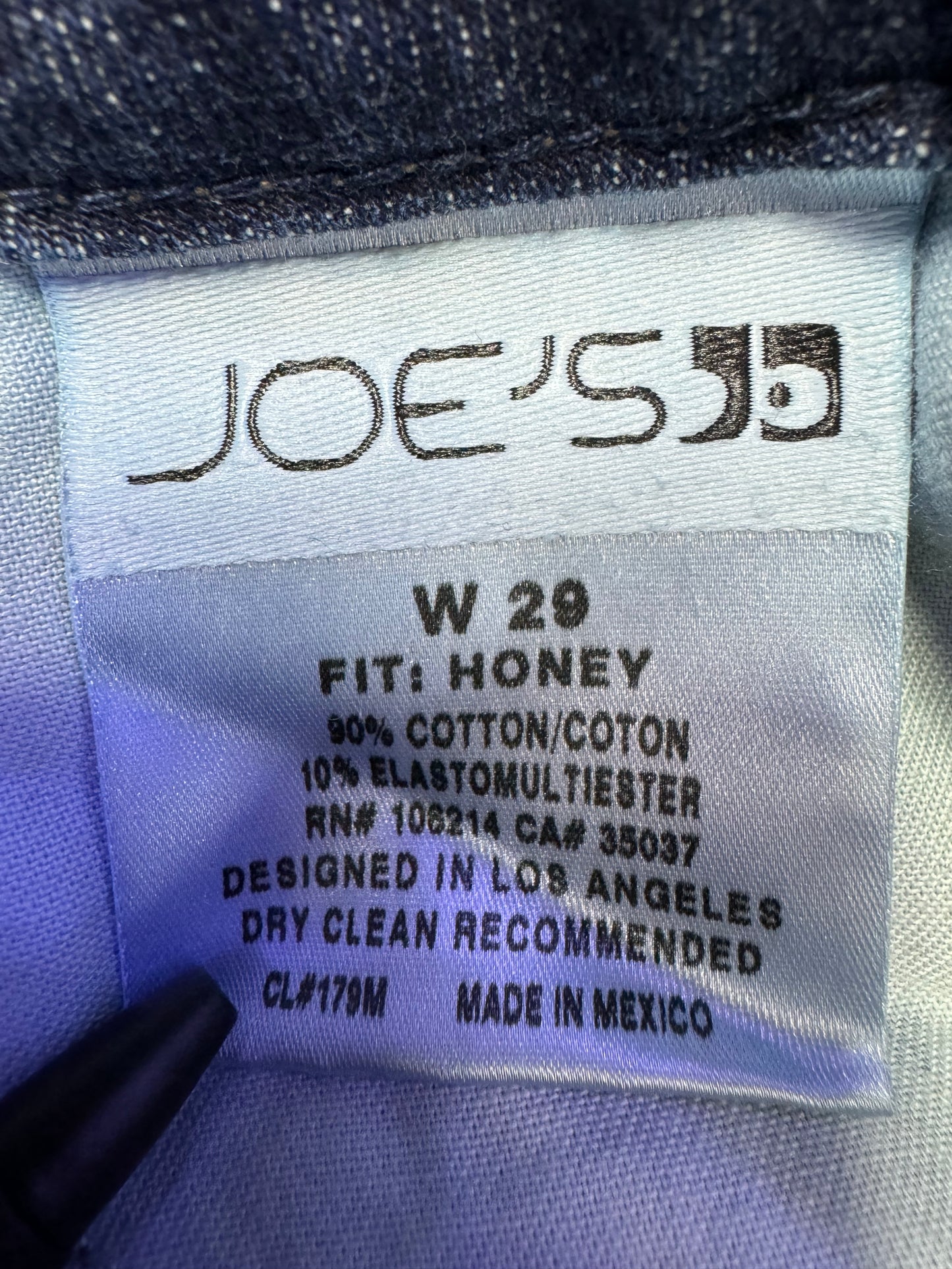 Joes Size 29 Length 32" Honey Bootcut