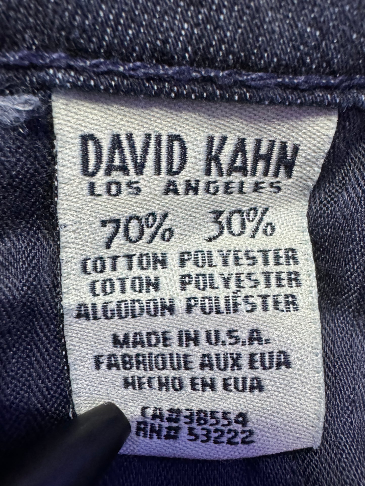 David Kahn Size 29 Length 35" Nikki Bootcut