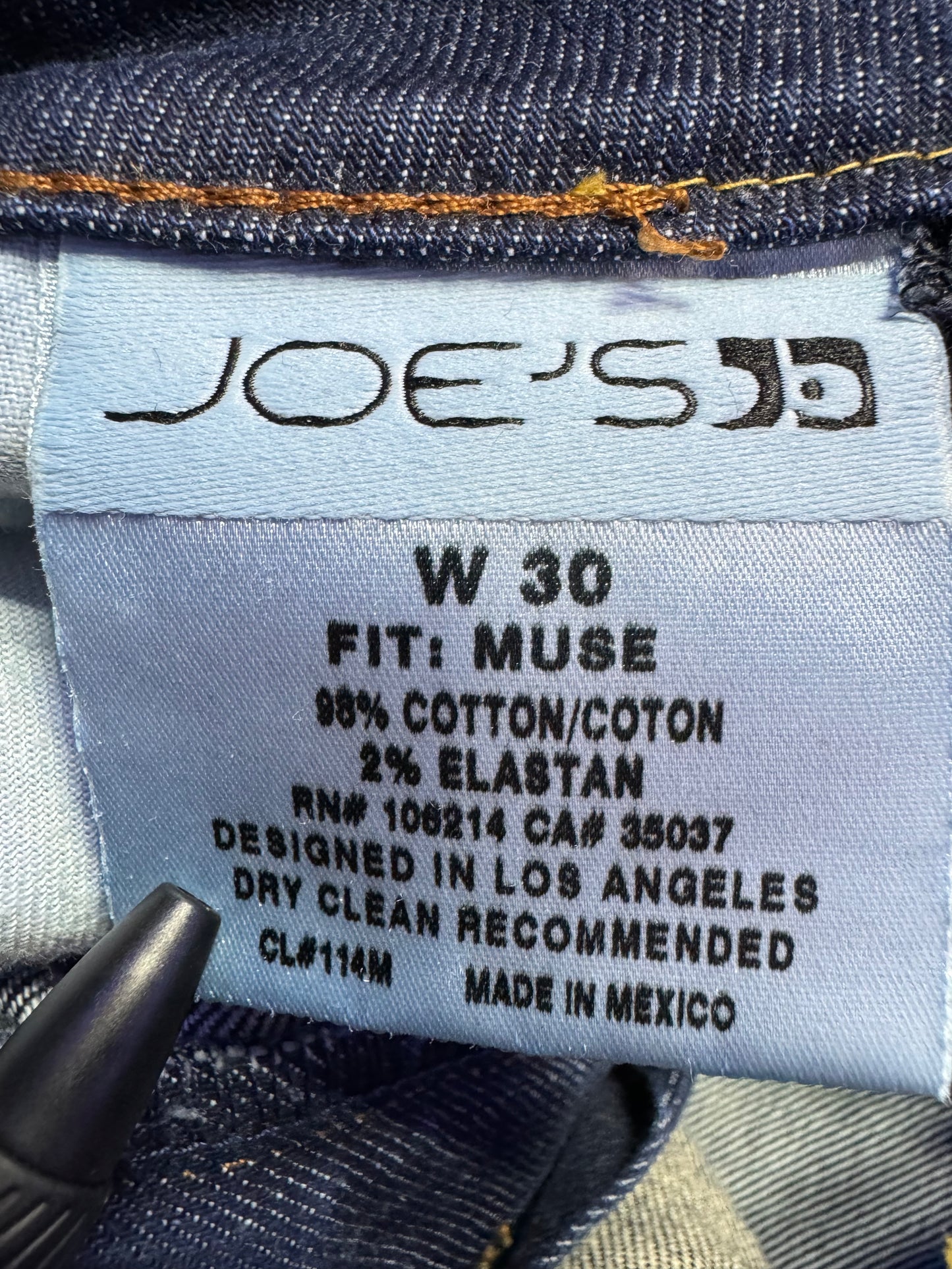 Joes Size 30" Length 31.5" Muse Bootcut