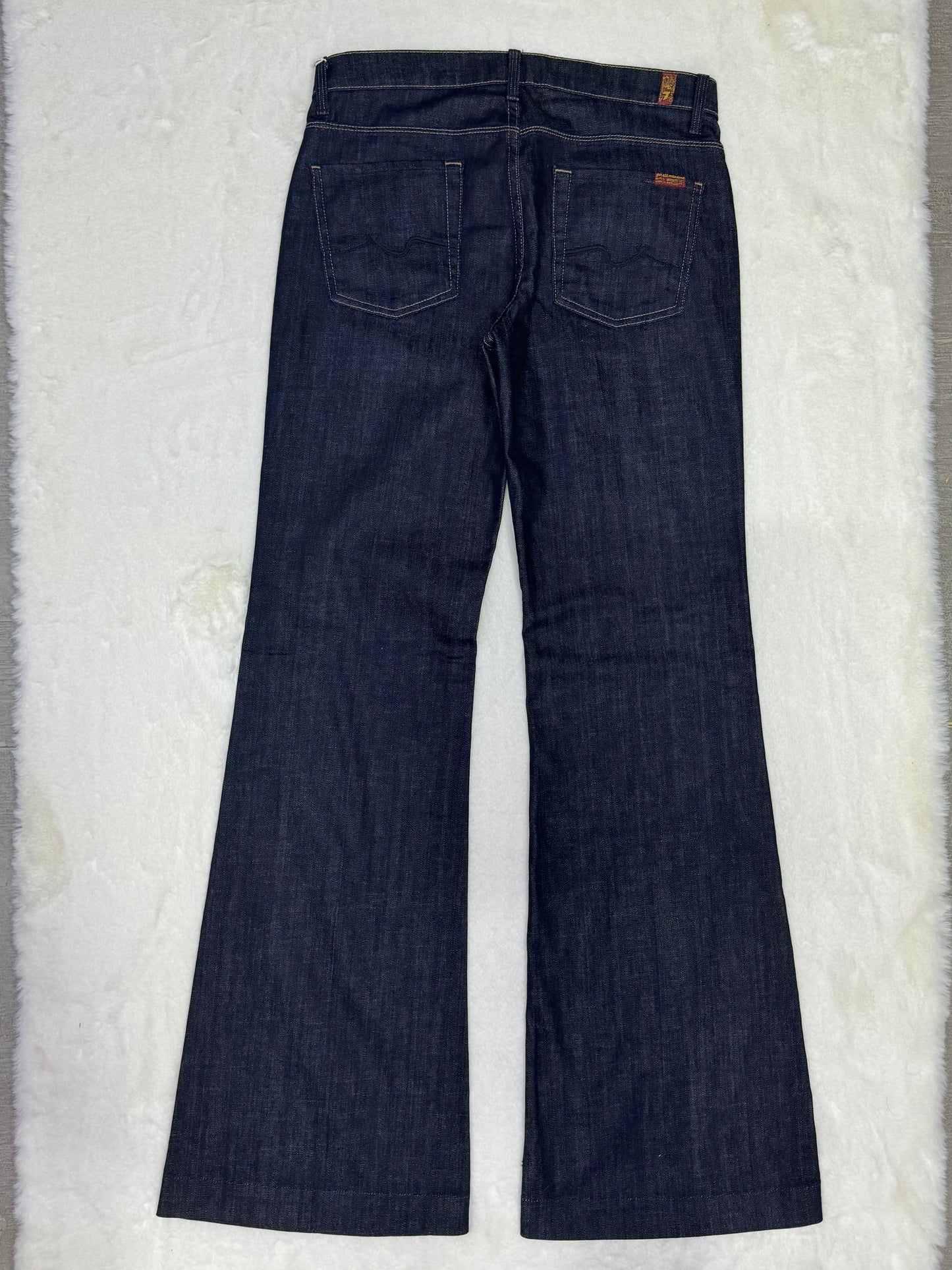 7 For All Mankind Size 30 Length 36" Ginger Wide Leg Trouser (2)