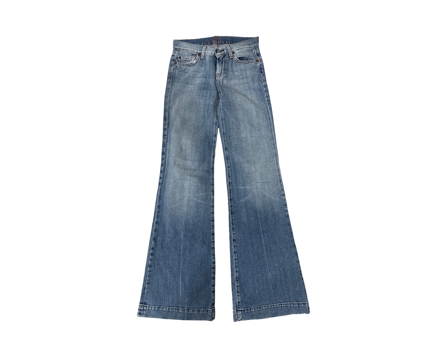 7 For All Mankind Size 24 Length 33" Dojo Light