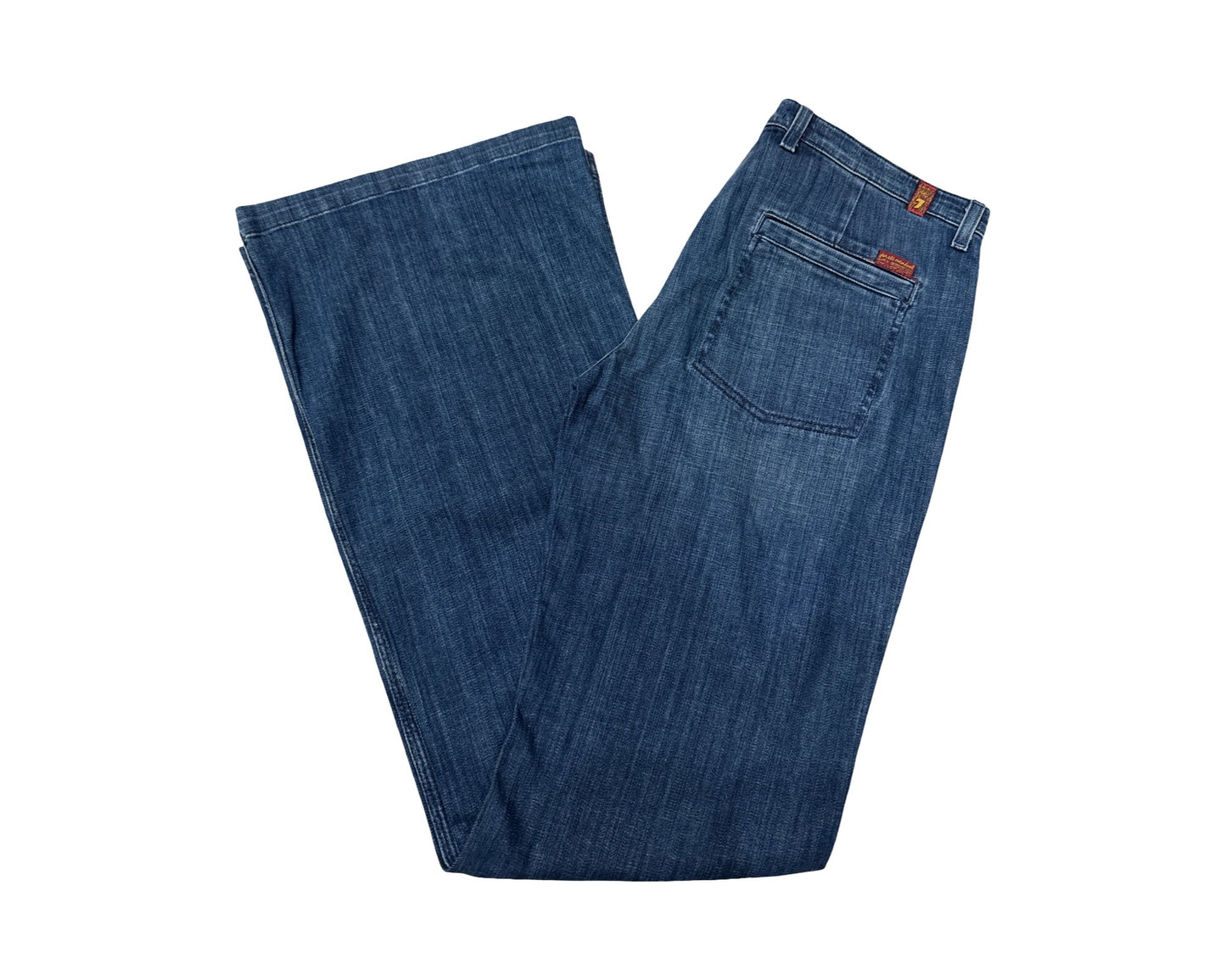 7 For All Mankind Size 31 Length 36.5" Wide Leg Trouser
