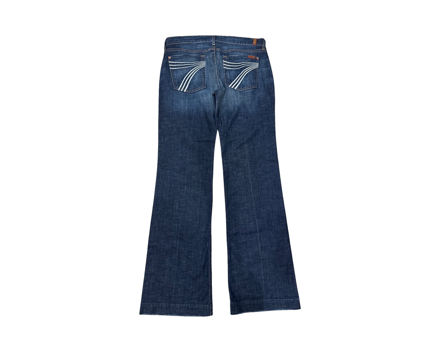 7 For All Mankind Size 32 Length Long 35" Dojo White NWOT