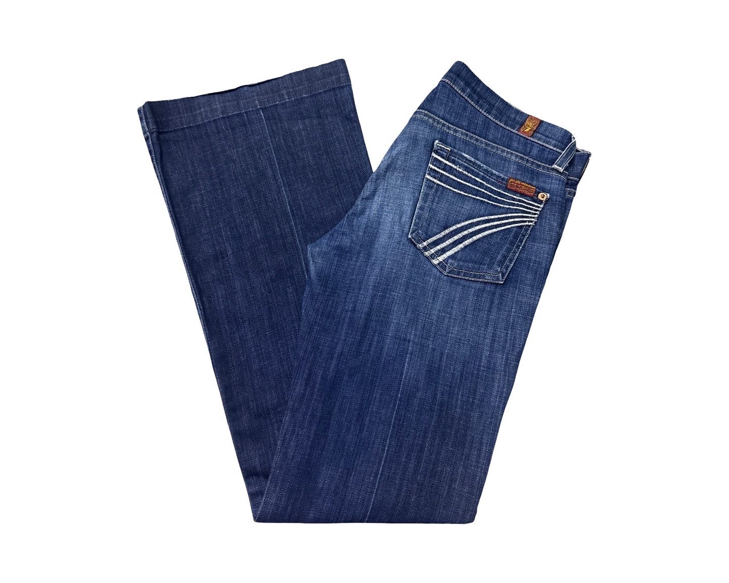 7 For All Mankind Size 26 Length 31 Dojo White