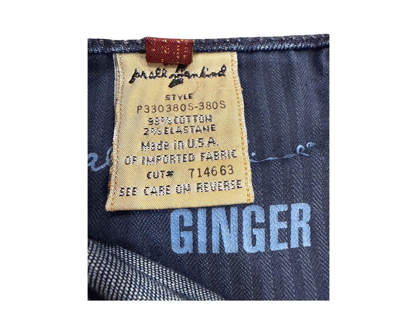 7 For All Mankind Size 27 Length 30" Ginger