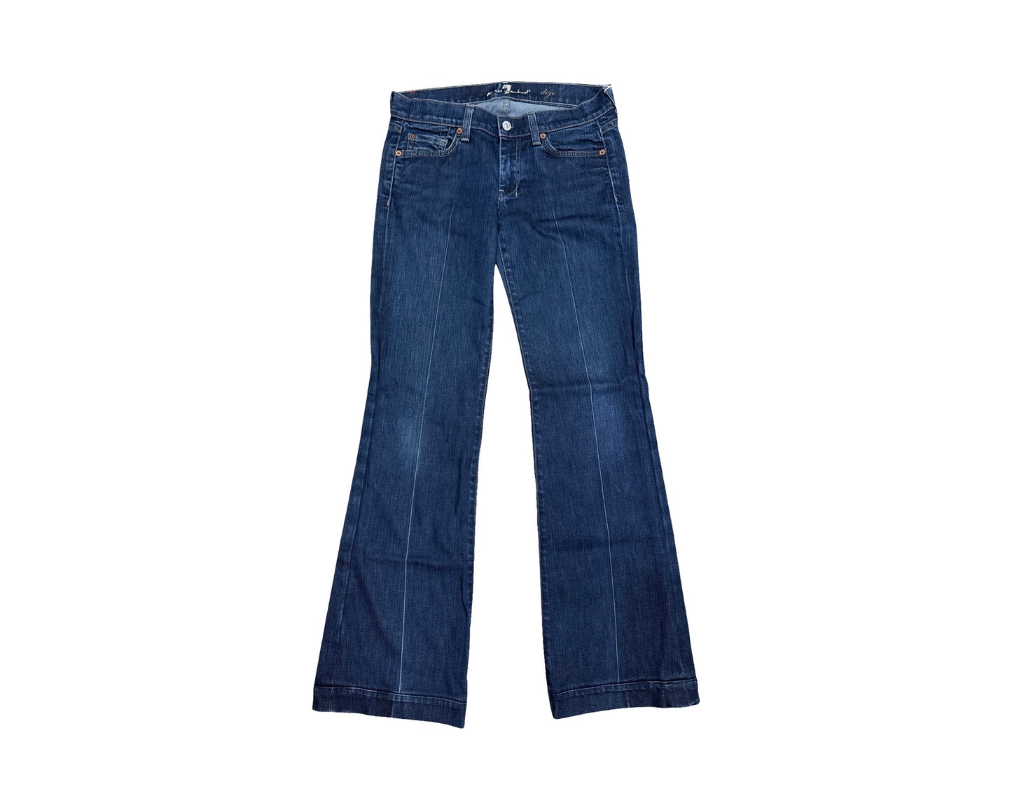 7 For All Mankind Size 27 Length 32" Dojo (has been taken in fits like bootcut)