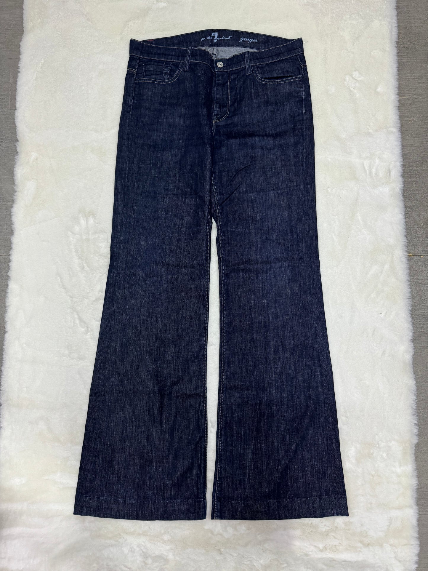 7 For All Mankind Size 31 Length 33.75 Ginger
