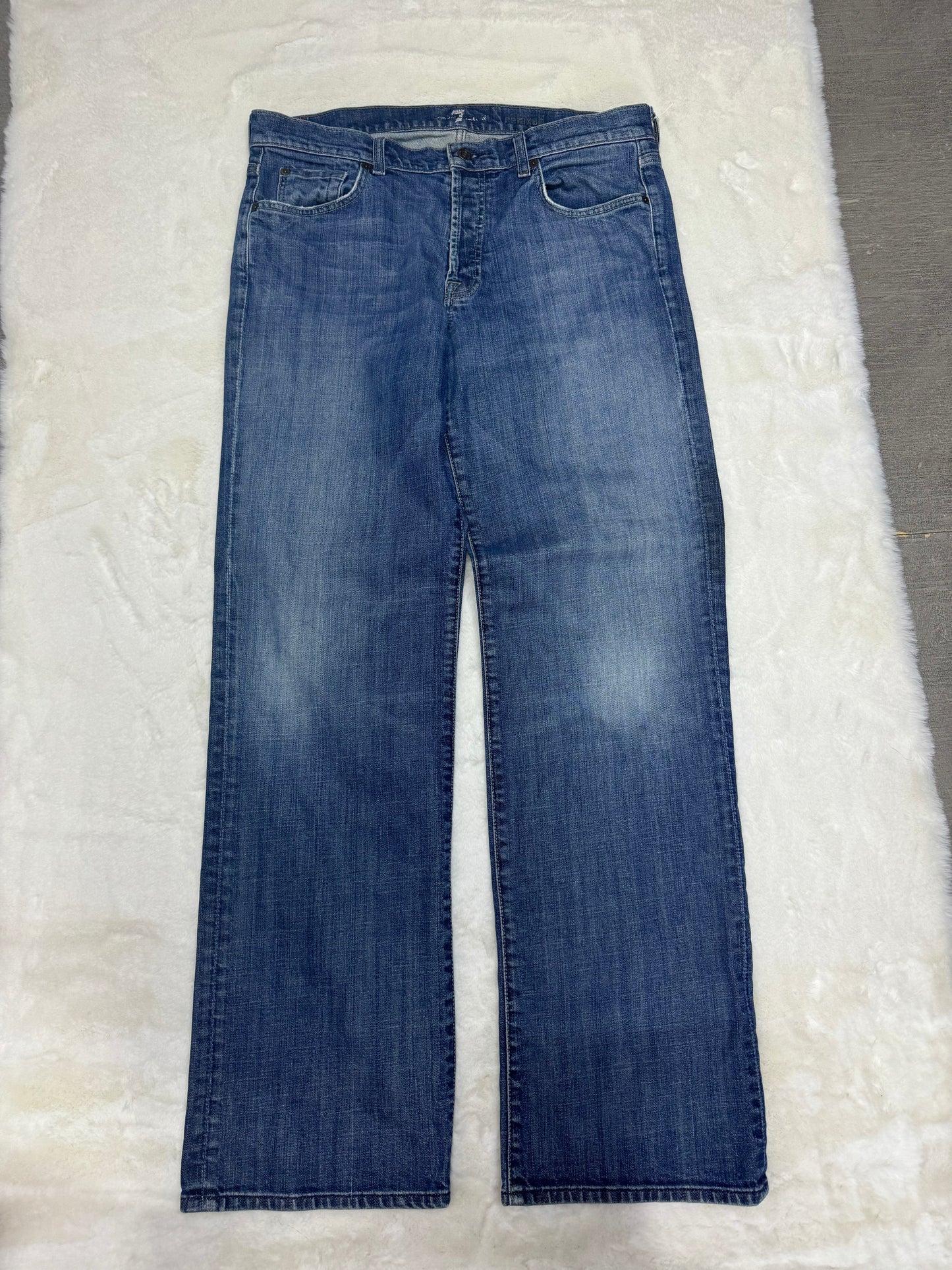 7 For All Mankind Size 34 Length 34" Relaxed Bootcut