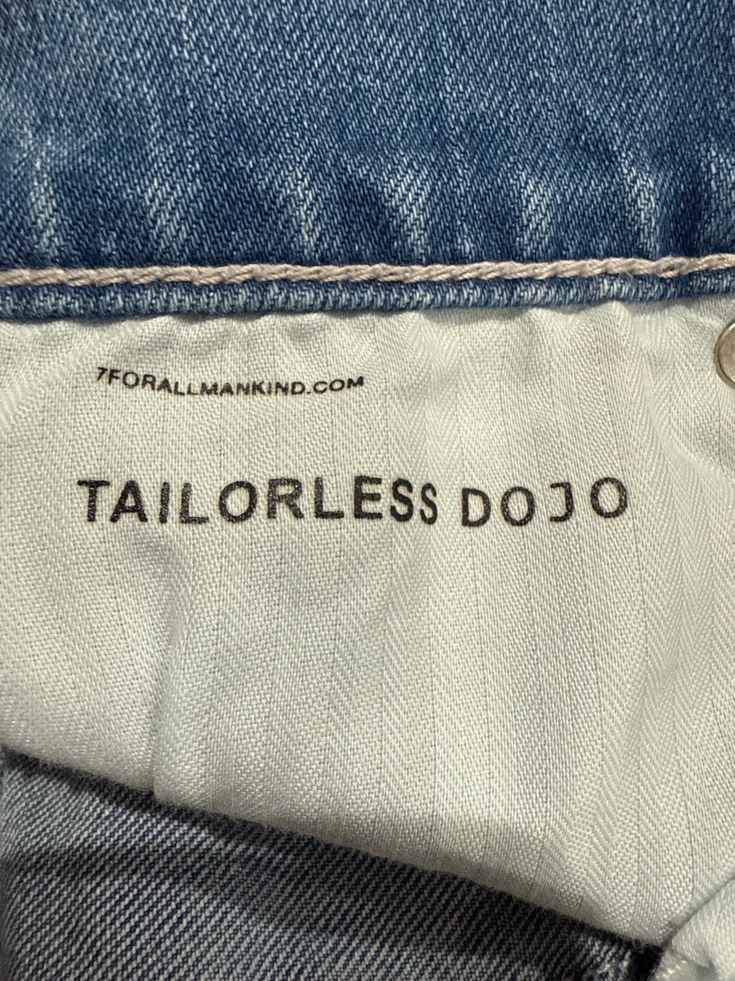 7 For All Mankind Size 27 Length 31.5 Dojo Tailorless