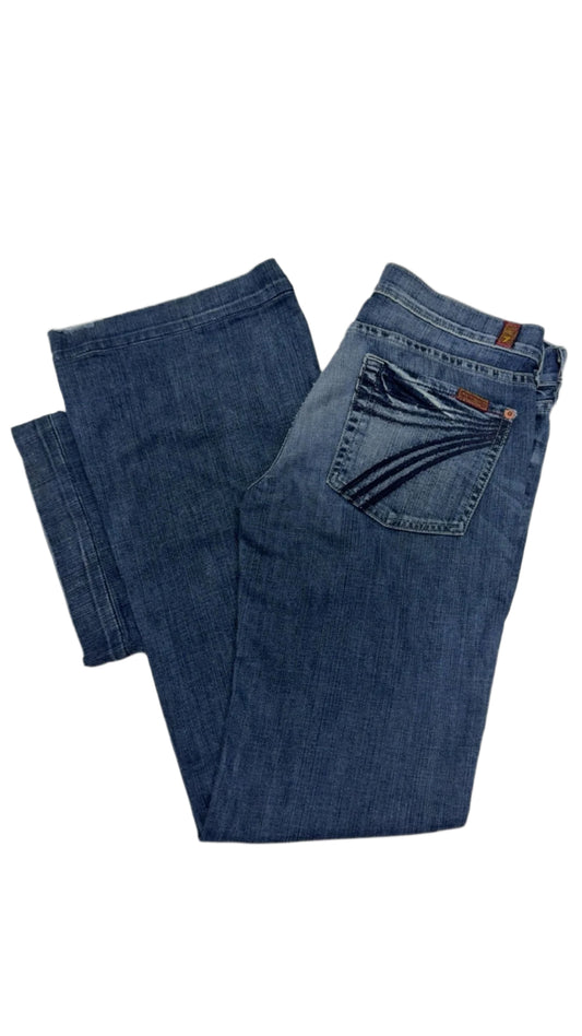 7 For All Mankind Size 27 Length 32" Dojo Washed