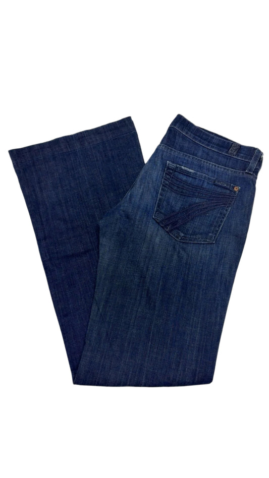7 For All Mankind Size 28 Length 32" Dojo Navy