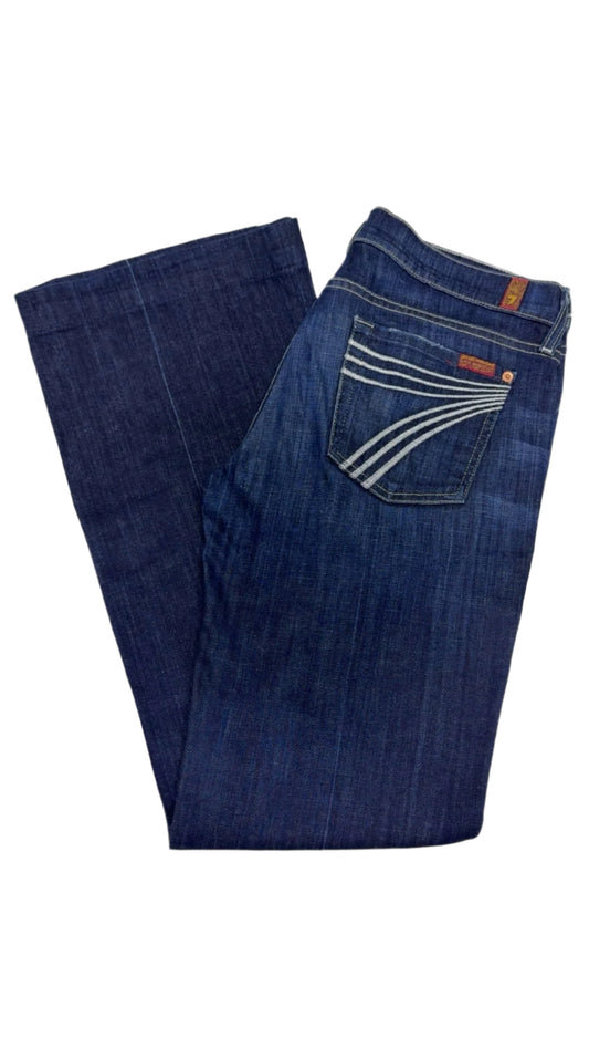 7 For All Mankind Size 30 Length 33.5" Dojo White