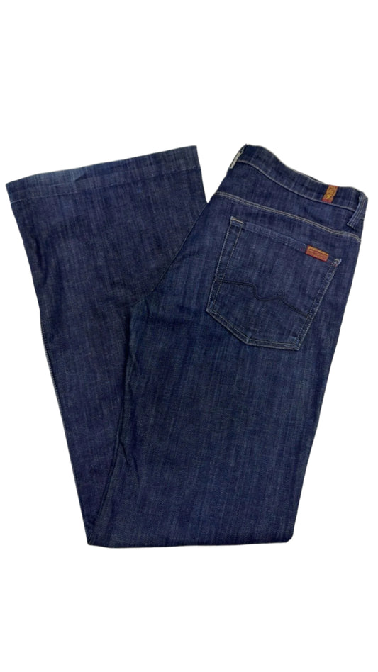 7 For All Mankind Size 31 Length 33.75" Ginger Wide Leg Trouser