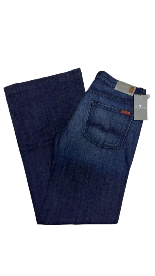 7 For All Mankind Size 31 Length 34.5" Ginger Wide Leg Trouser NWT