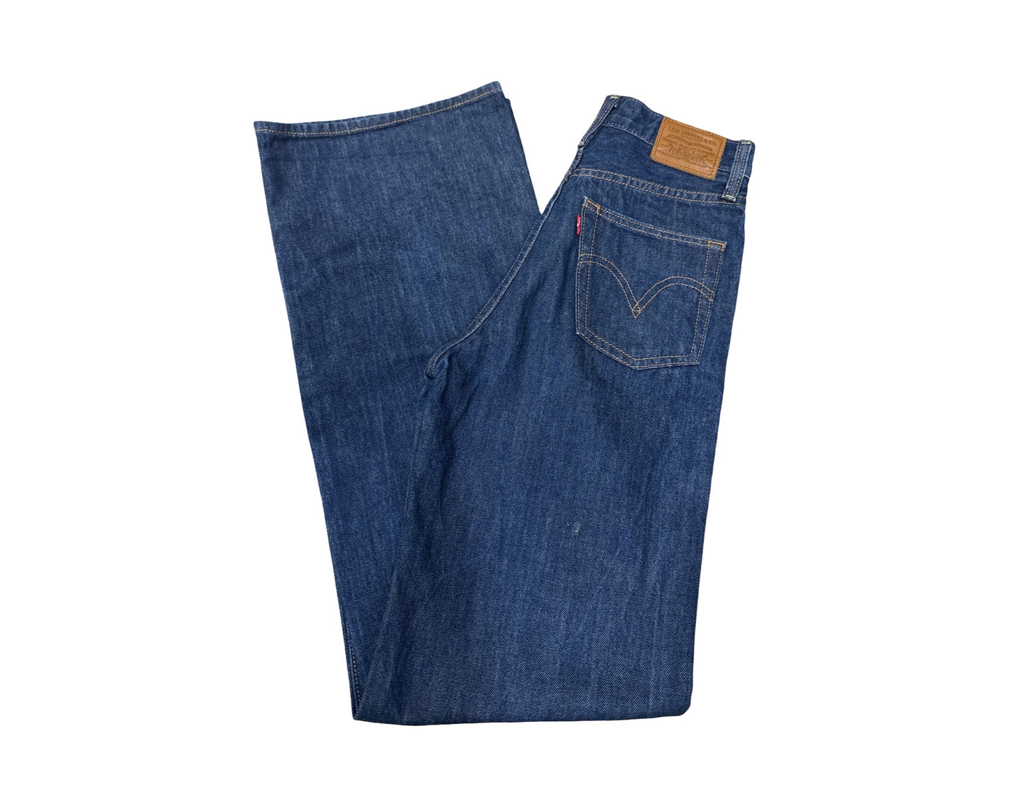 Levi Size 25 Length 33.5 Rib Cage Wide Leg