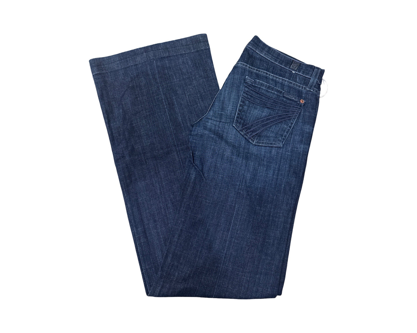 7 For All Mankind Size 26 Length 34 Dojo Rise 7.75"