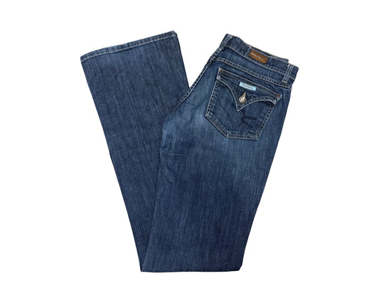 David Kahn Size 28 Length 35.5 Bootcut Flap Pocket