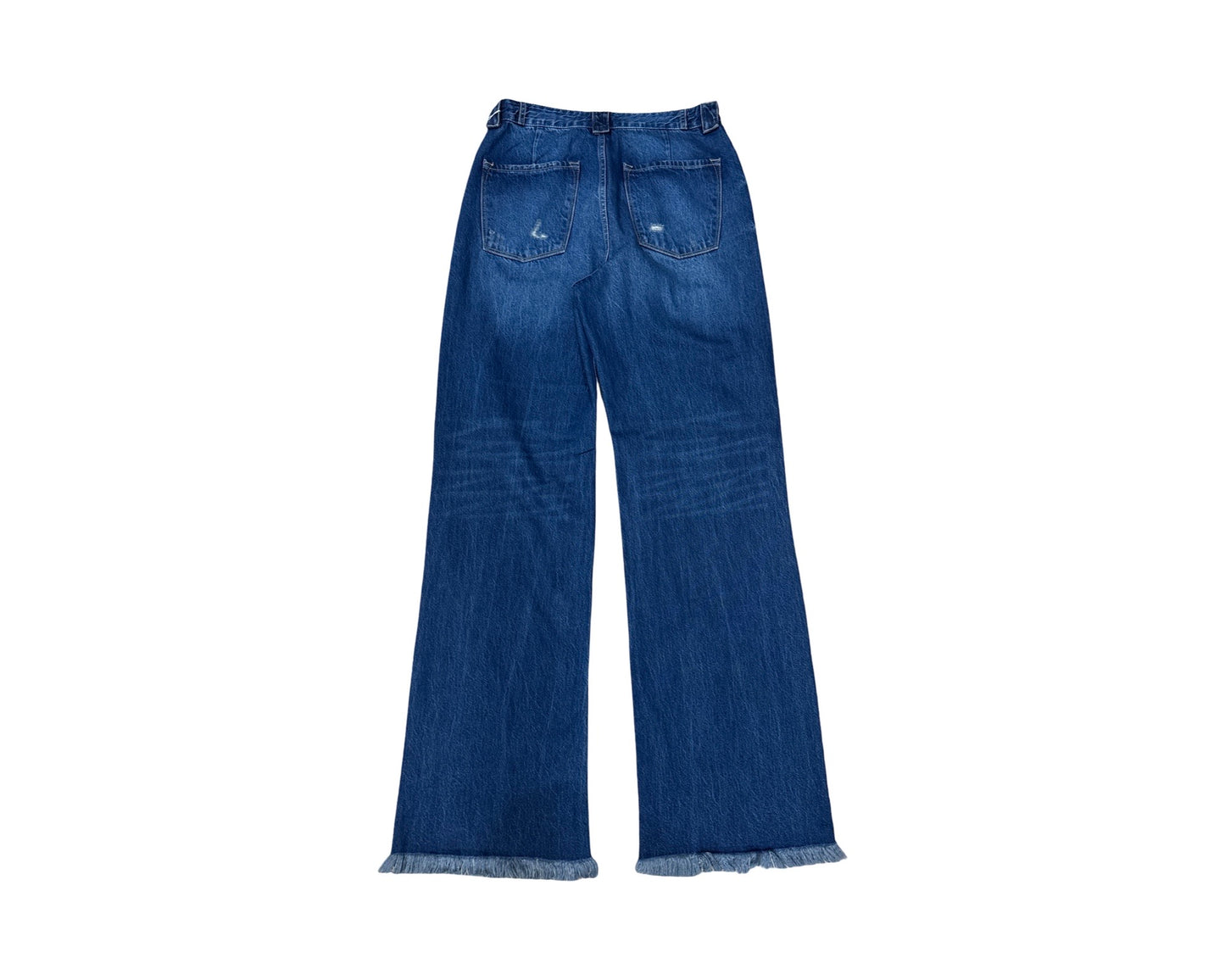KanCan Size 9/28 Length 35 Wide Leg Distressed High Rise