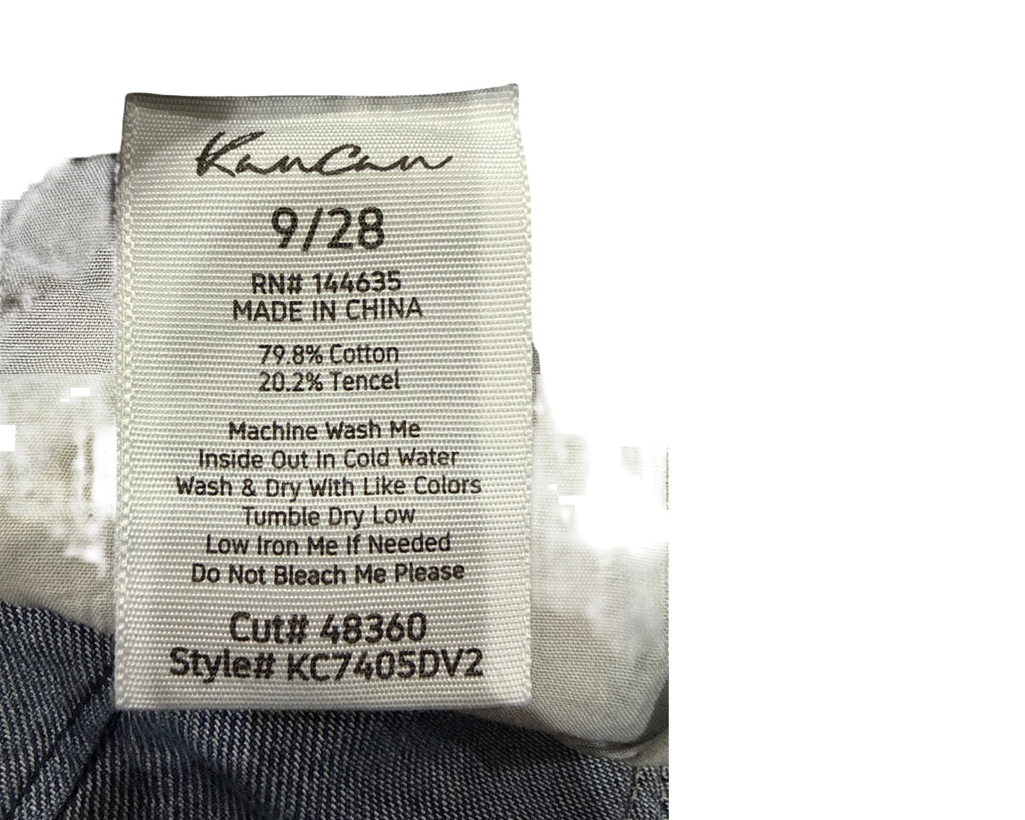 KanCan Size 9/28 Length 35 Wide Leg Distressed High Rise