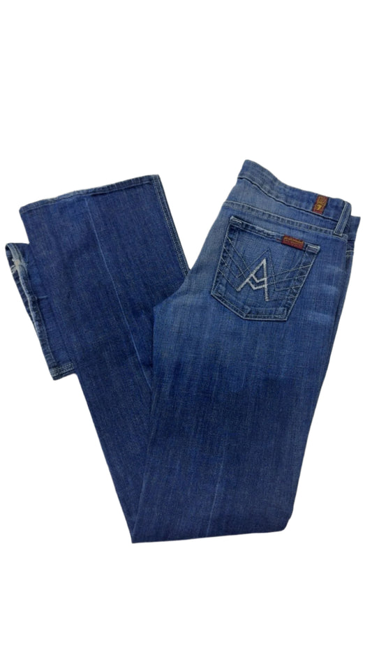 7 For All Mankind Size 30 Length 35" A Pocket Bootcut