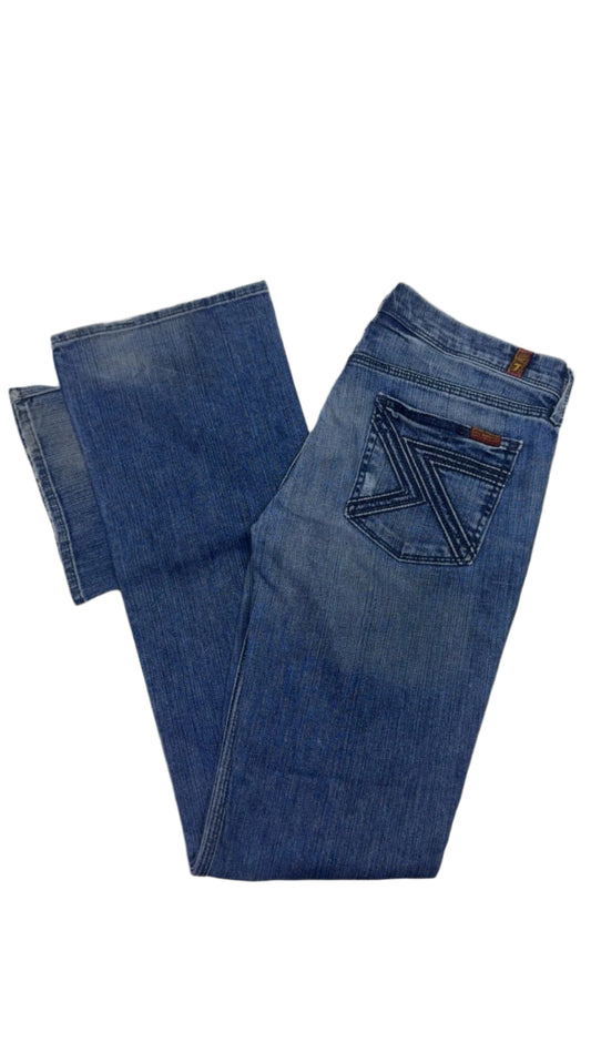 7 For All Mankind Size 30 Length 34" Flynt Bootcut