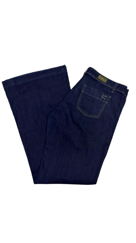 David Kahn Size 31 Length 34" Wide Leg Trouser Very Pretty