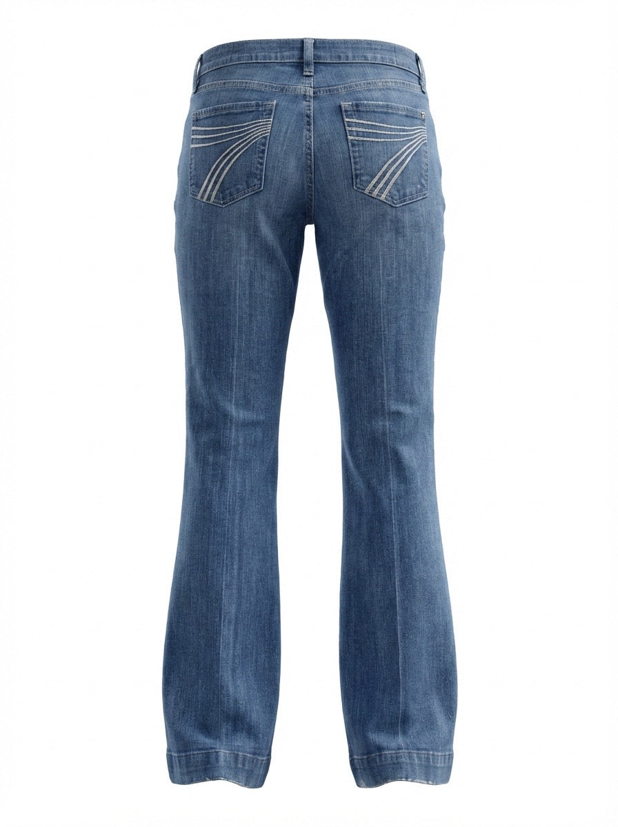 7 For All Mankind Size 29 Length 33" Dojo Distressed White
