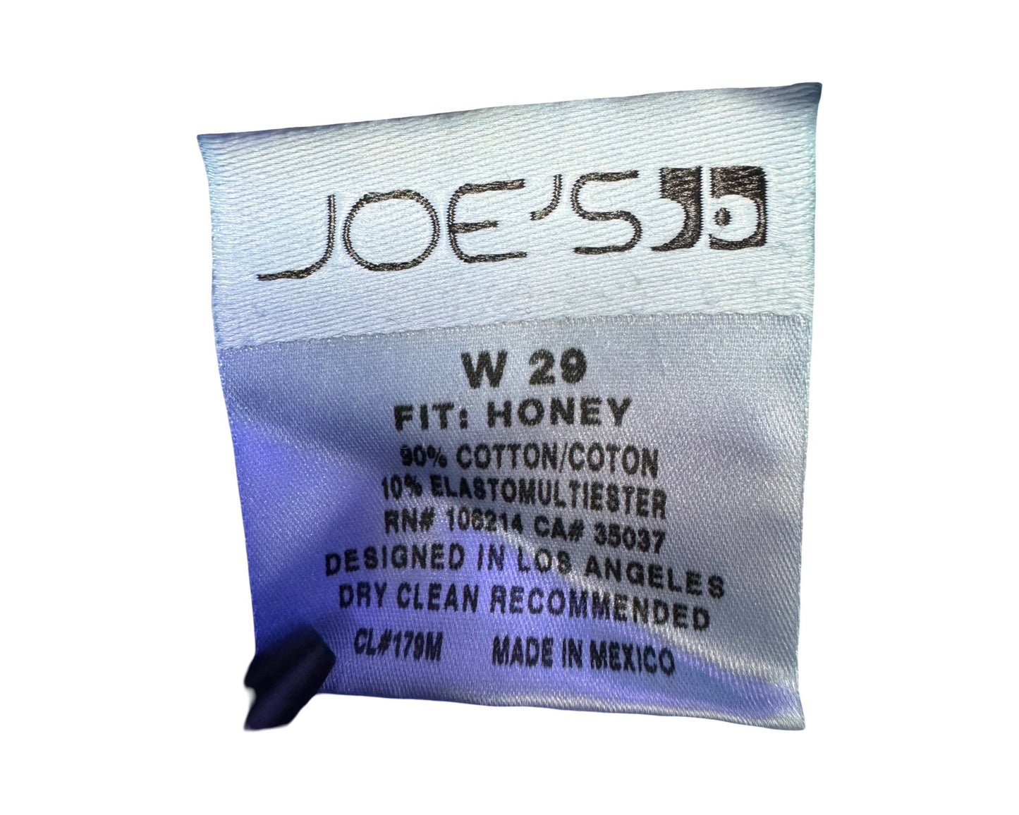 Joes Size 29 Length 32" Honey Bootcut