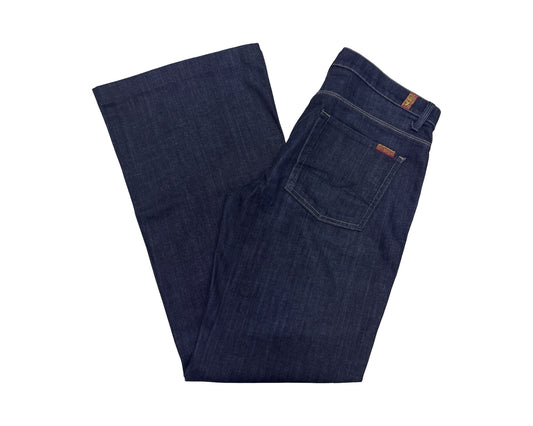7 For All Mankind Size 31 Length 32" Ginger Wide Leg Trouser