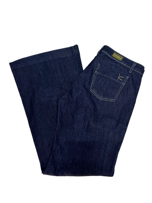 David Kahn Size 31 Length 34" Wide Leg Trouser (Beautiful)