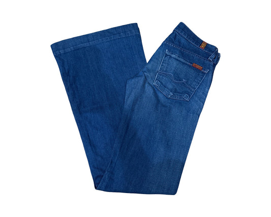 7 For All Mankind Size 24 Length 32" Low Rise Ginger