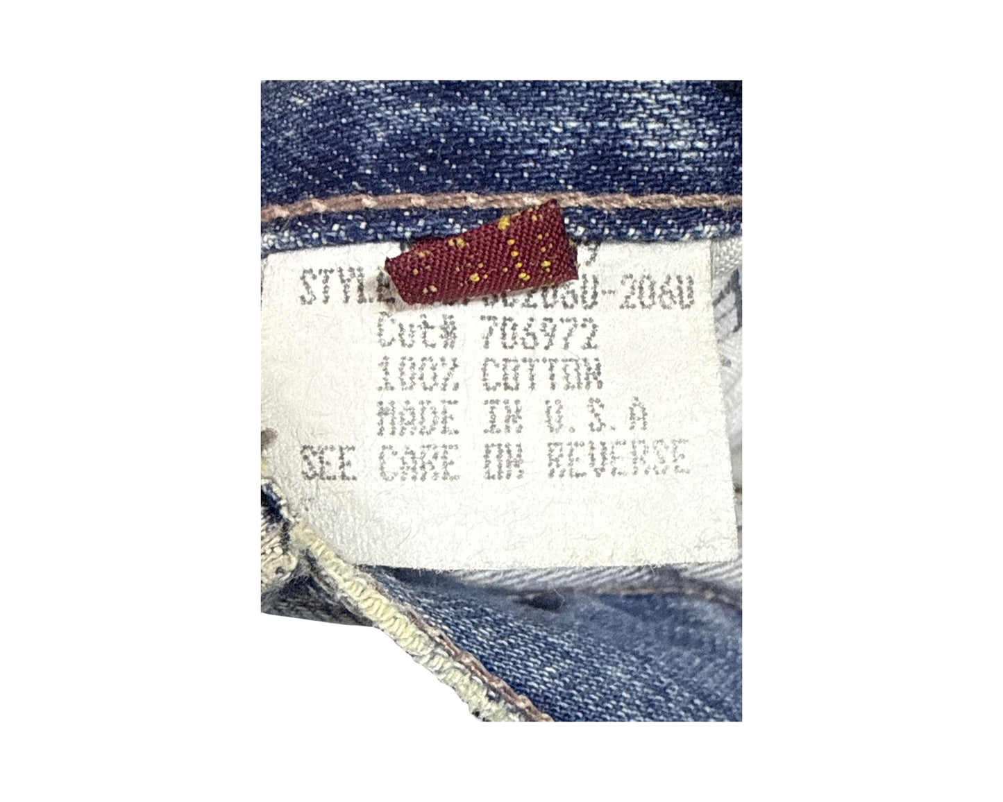7 For All Mankind Size 25 Length 33" (+3"Cuff 36) Bootcut Distressed