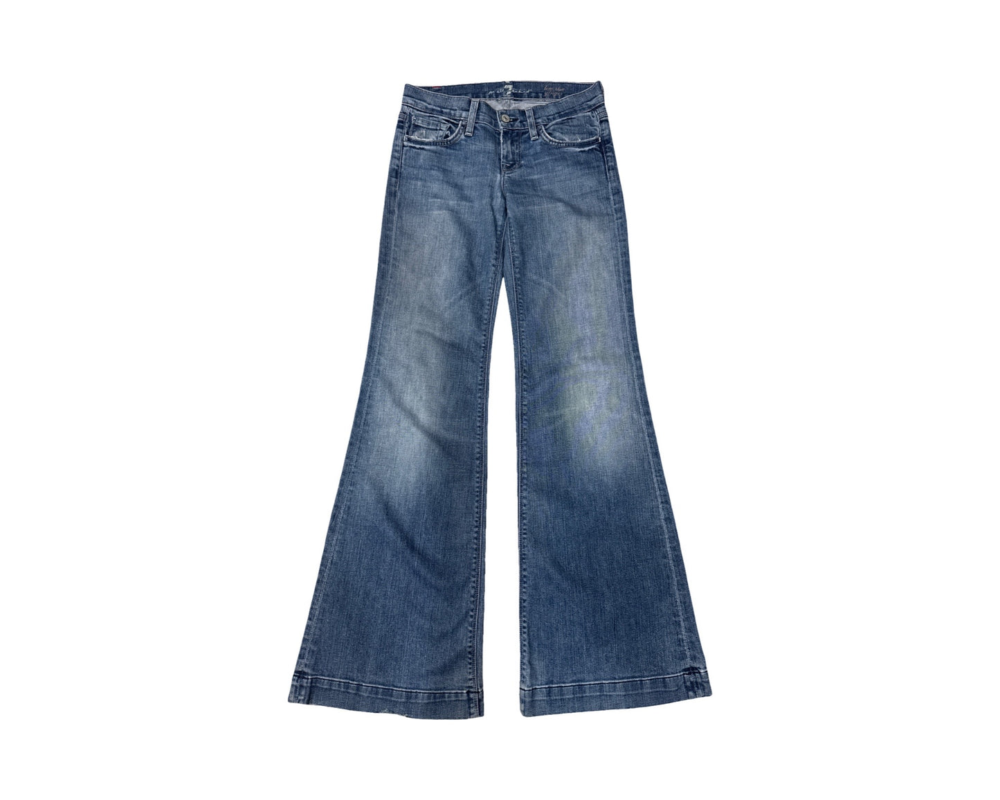 7 For All Mankind Size 24 Length 33" Low rise Ginger