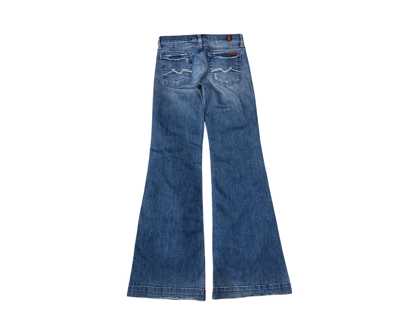 7 For All Mankind Size 24 Length 33" Low rise Ginger